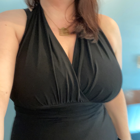 Evan-Picone Black Cocktail Dress size 14 - Picture 5 of 5